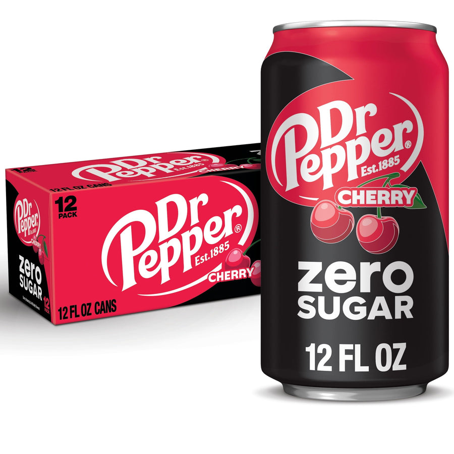Dr Pepper Cherry Zero Sugar Soda - Zero Sugar